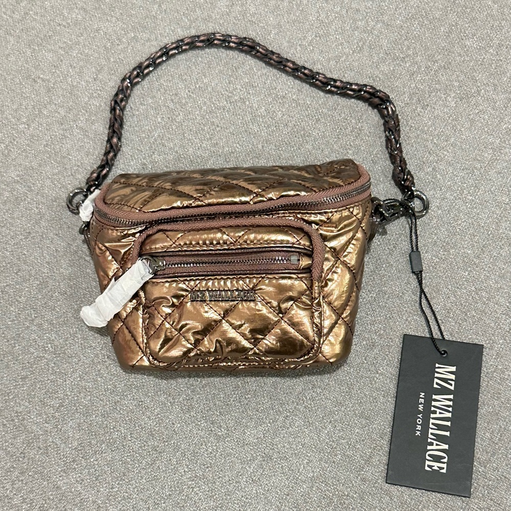 MZ Wallace Micro Crosby Sling, Copper Metallic Lacquer, NWT - Picture 2 of 9